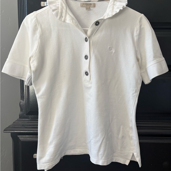Burberry Tops - Burberry Classic White Polo Shirt